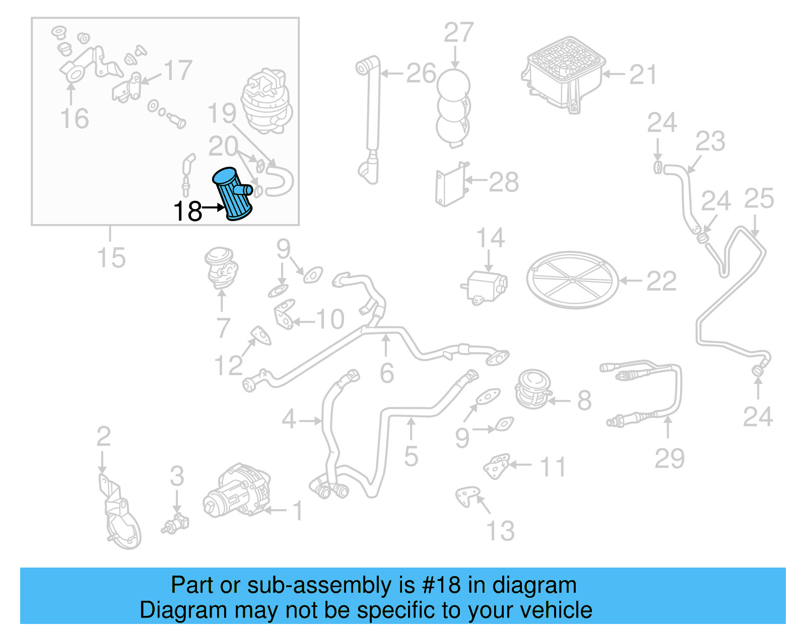 Vapor Canister Filter 8D0-906-321 - View 10