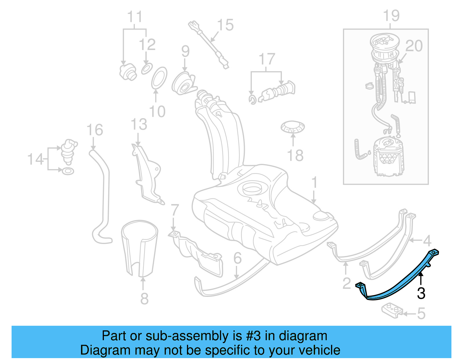 Strap 1H0-201-653-E - View 6
