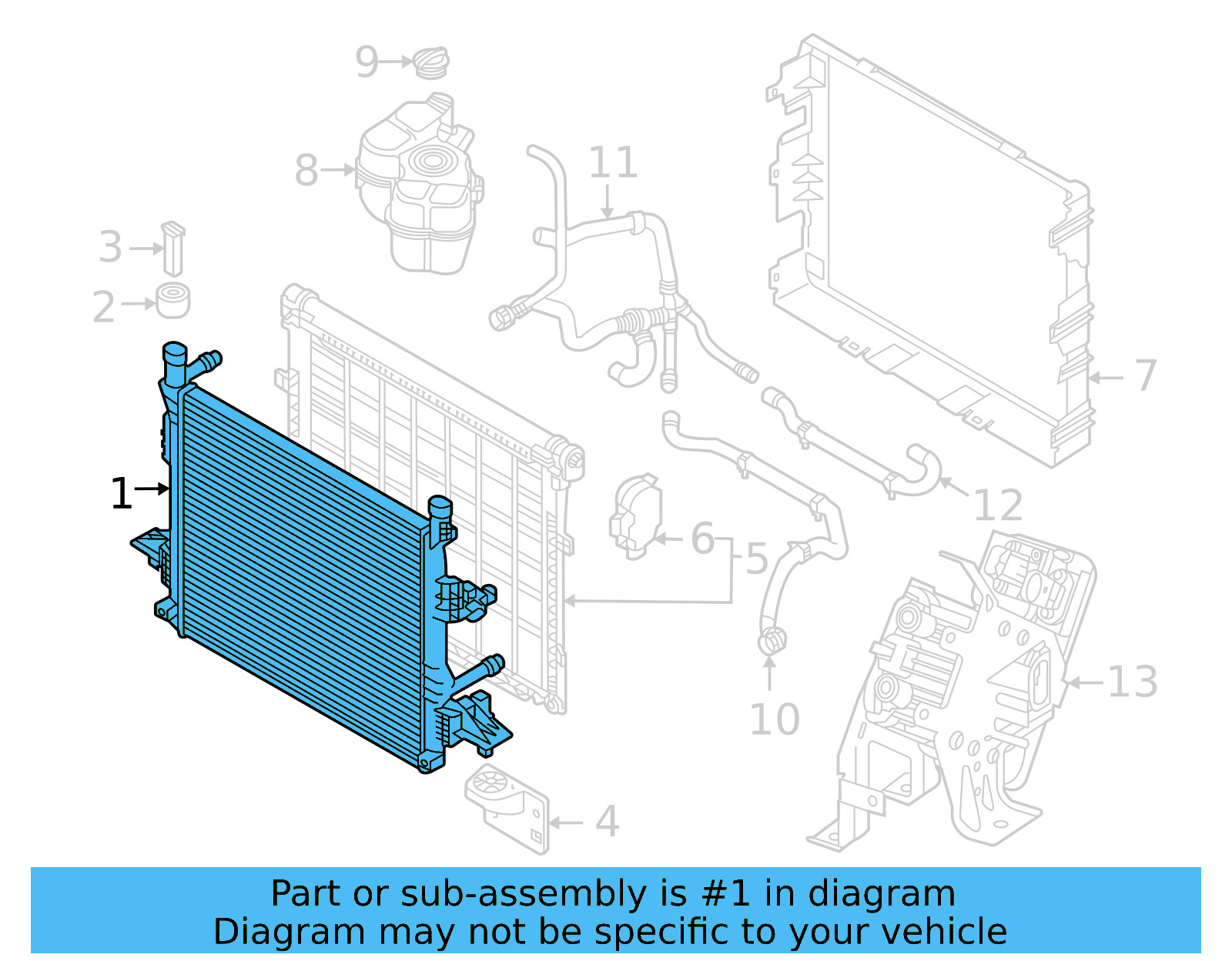 Radiator 1EA-121-251-B - View 5