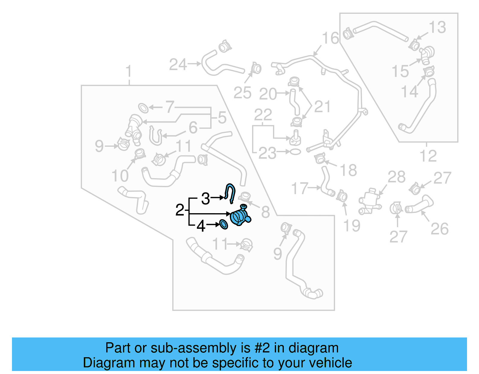 Upper Coupling 5Q0-122-291-BL - View 12