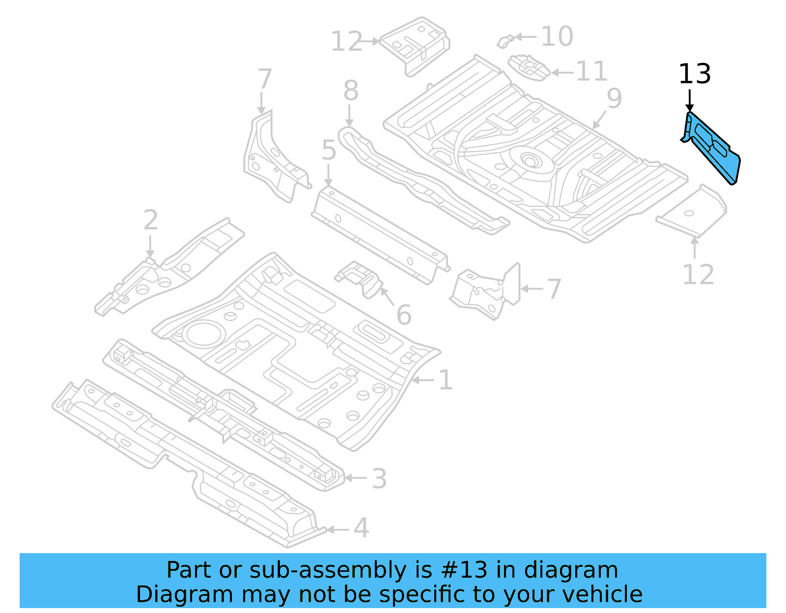Rear Support 3CM-804-750 - View 4