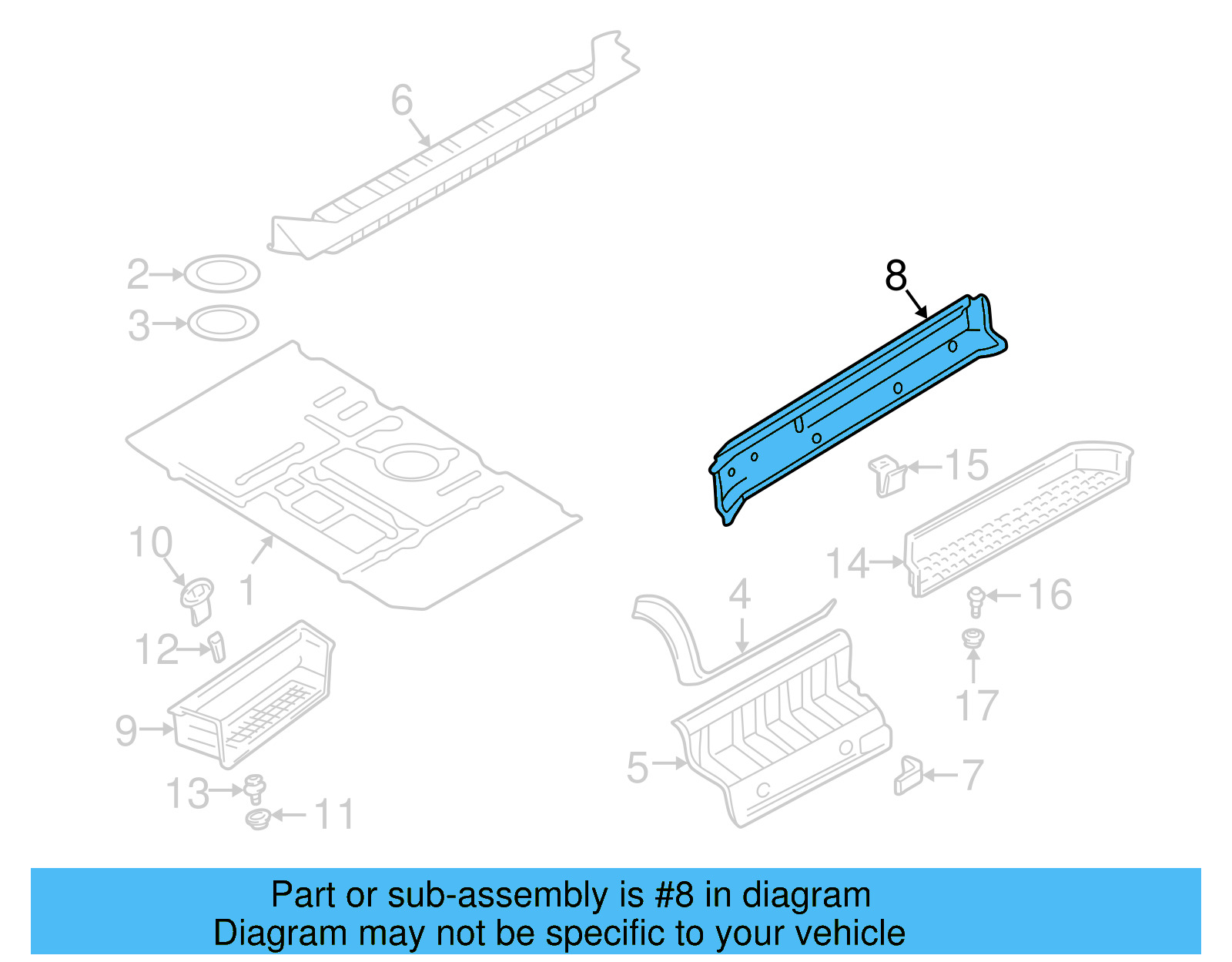 Sill 7D1-801-253-B - View 4