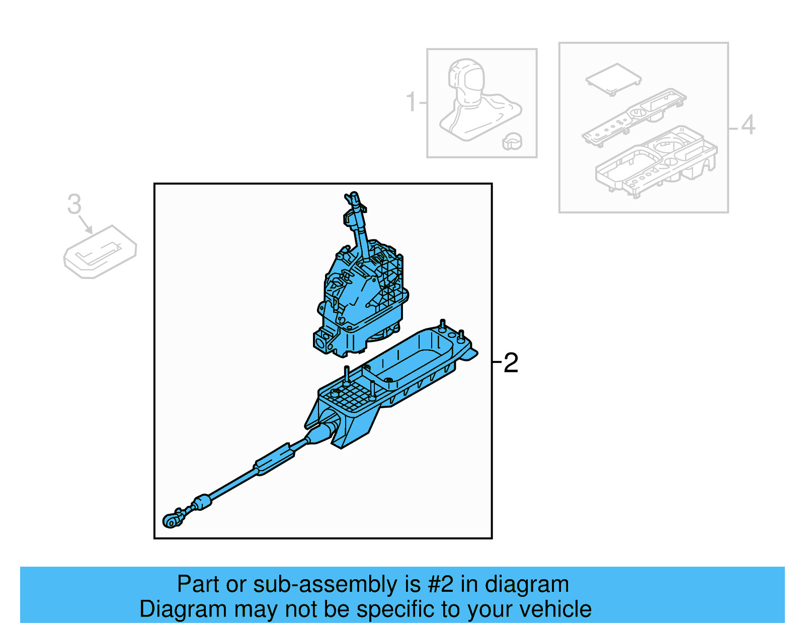 Gear Shift Assembly 3QF-713-025-Q - View 7