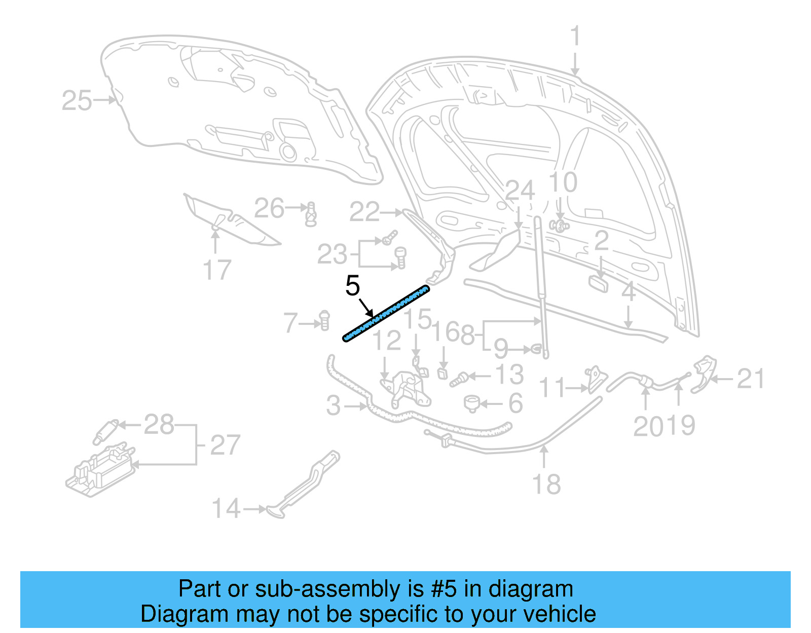 Side Seal 3B0-823-725-B - View 7