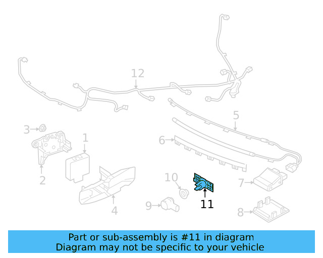 Park Sensor Retainer 3G8-919-491