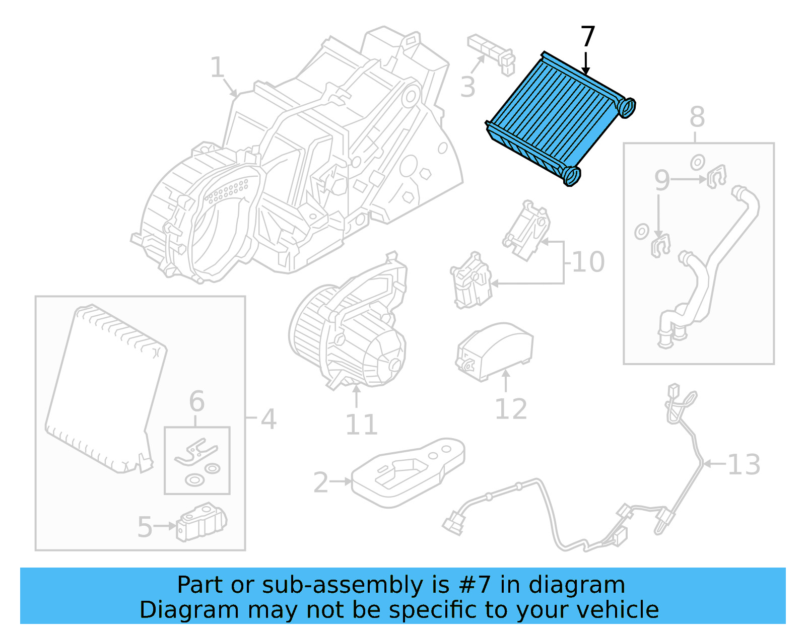 Heater Core 3QF-819-030 - View 5