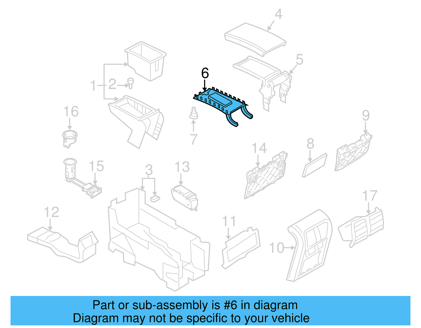 Lower Cover 3C0-864-249-D-9B9 - View 7