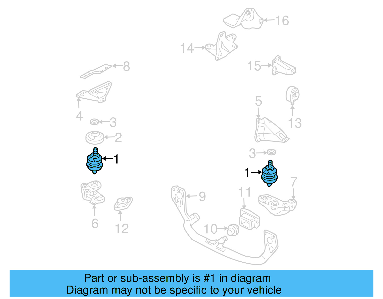 Side Mount 8D0-199-382-AN - View 6