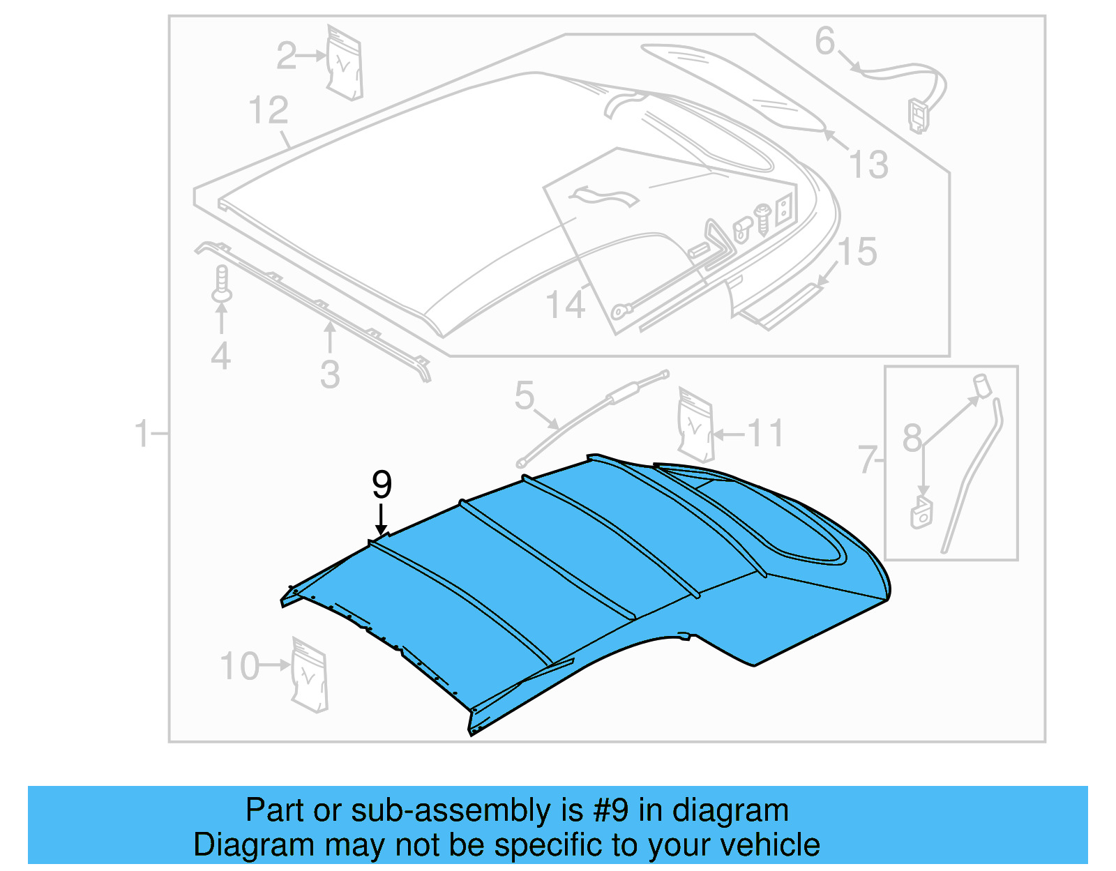 Headliner 5C3-871-047-A-MN2 - View 10