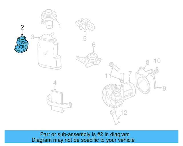 Fuel Injection Throttle Body 022-133-062-AB - View 2