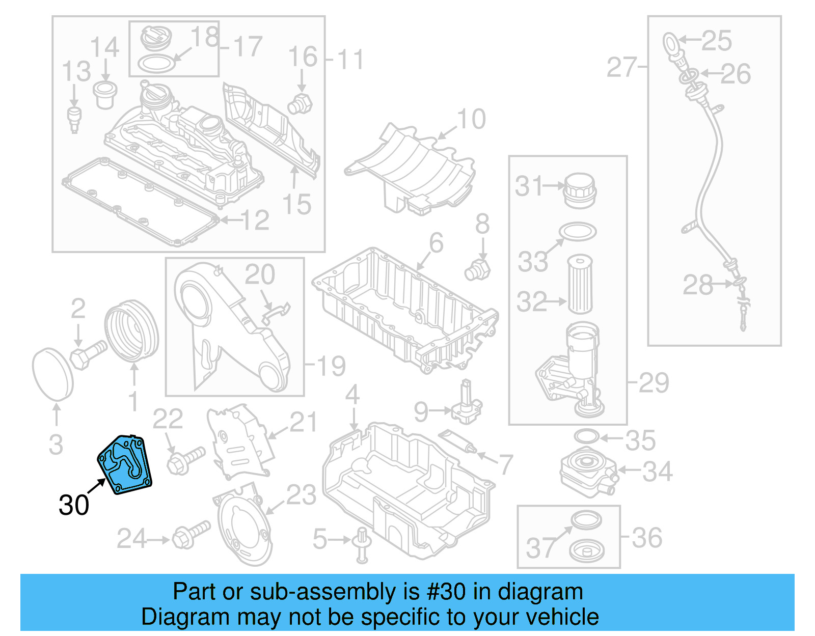 Oil Filter Housing Gasket 045-115-441 - View 25