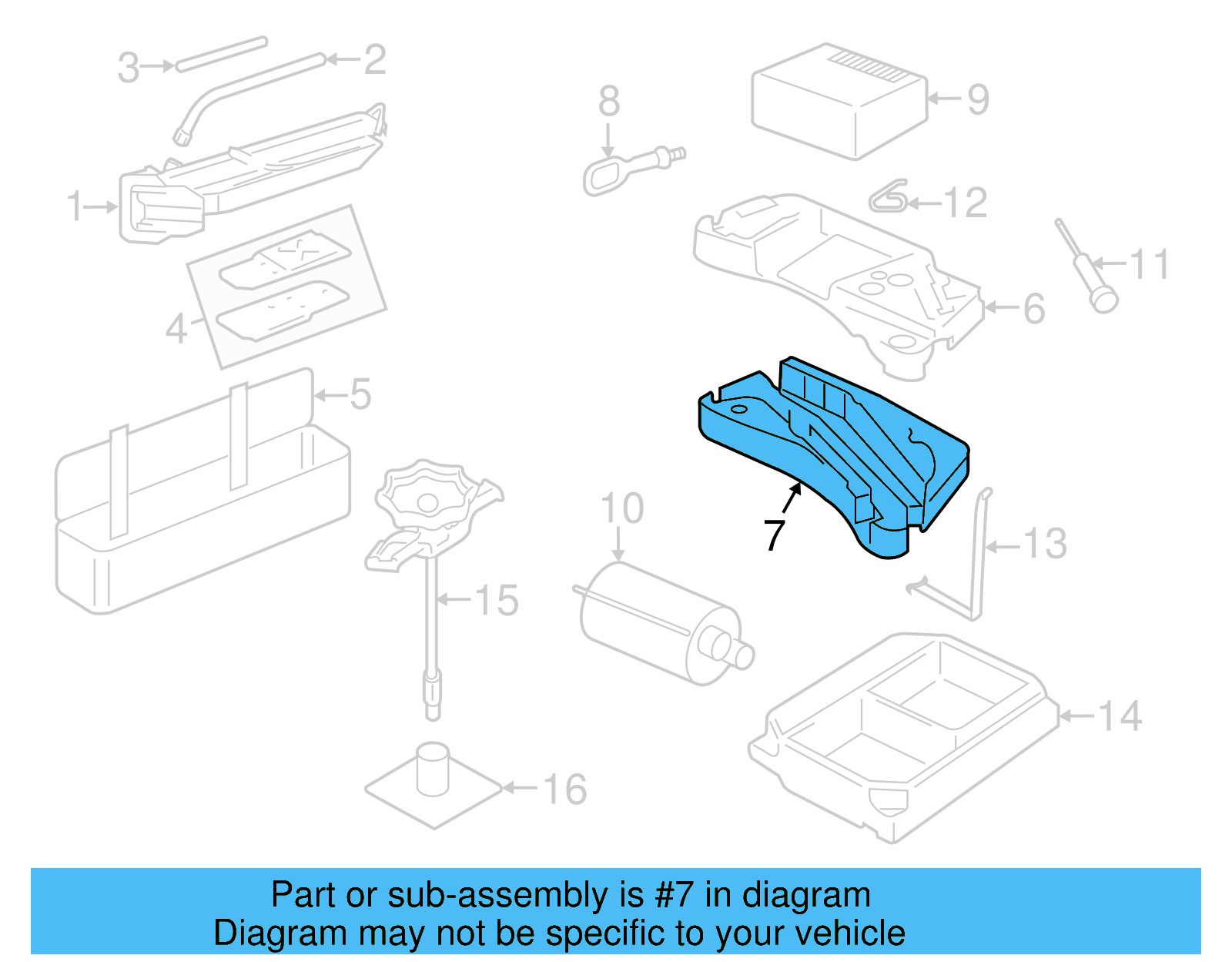 Storage Box 7P0-012-112-C - View 5