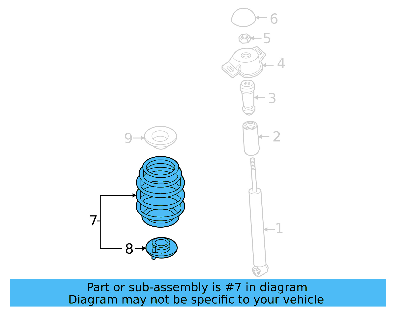 Coil Spring 1EA-511-103-H - View 4