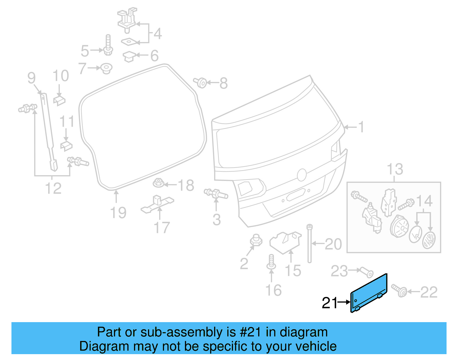 License Bracket 1KM-827-211-B - View 8