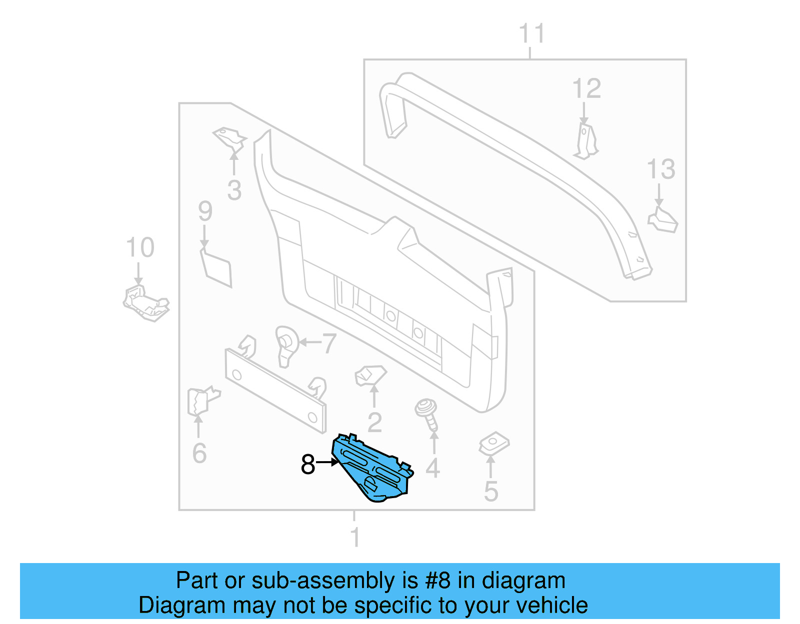 Mount Bracket 3C9-860-285-A-9B9 - View 3