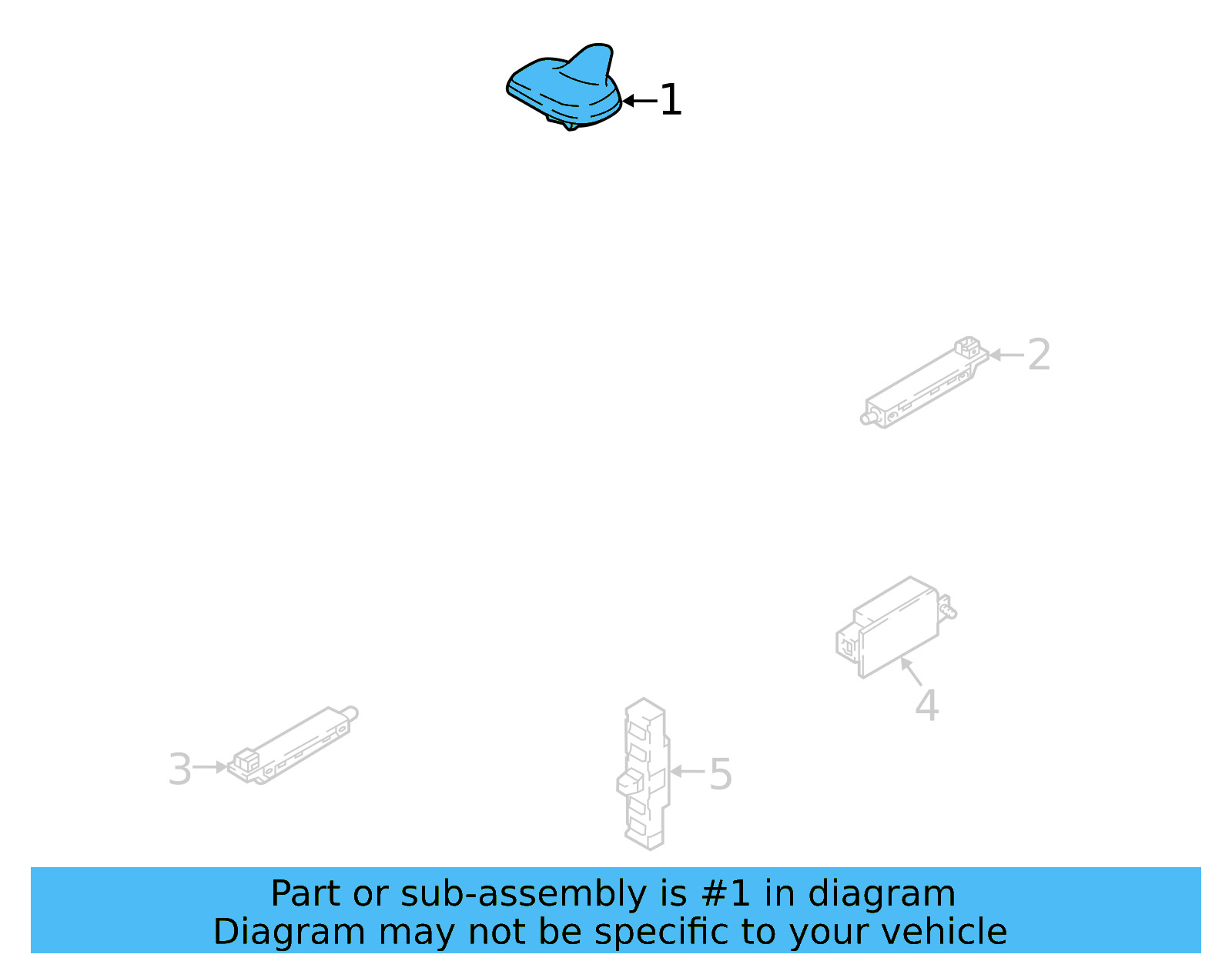 Antenna Assembly 5Q0-035-507-AJ-5FQ - View 14
