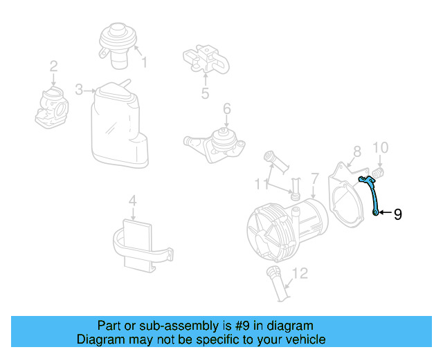 Air Pump Bracket 021-131-085-A