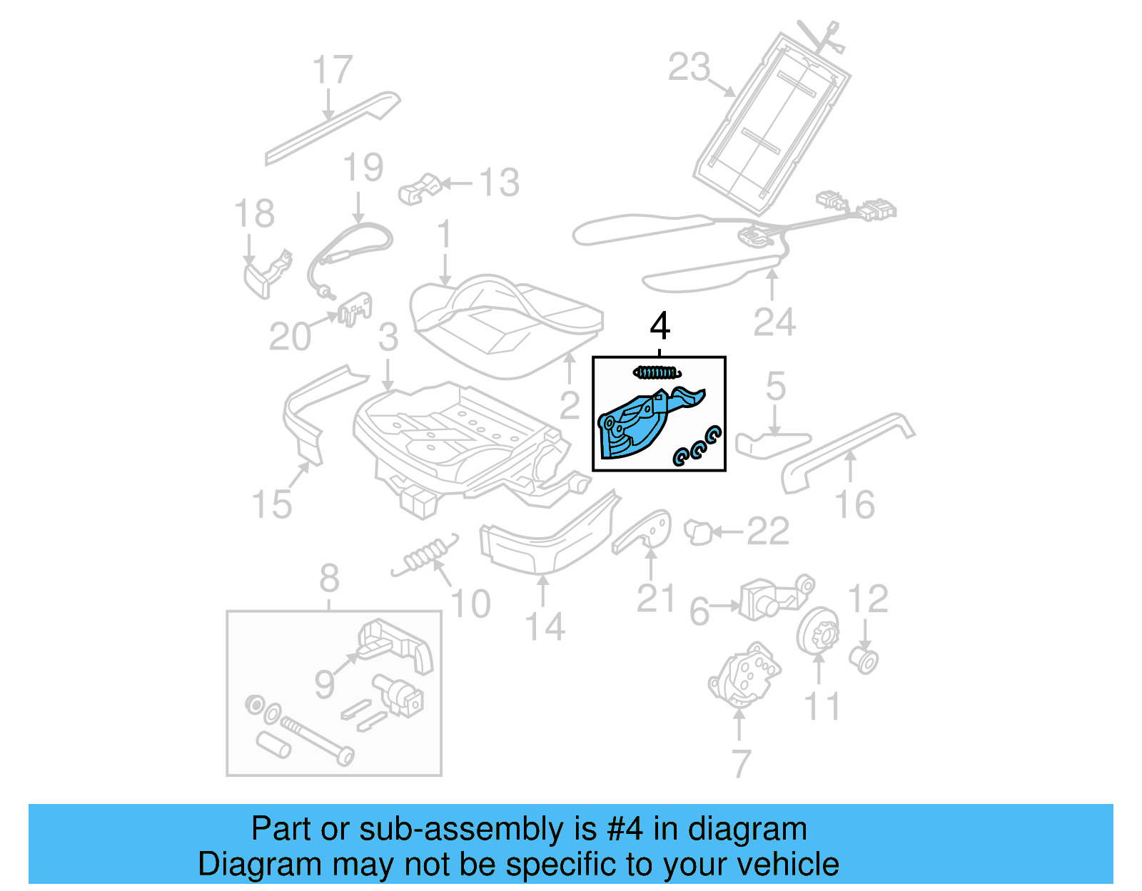 Release Lever 1J3-881-606-A - View 6