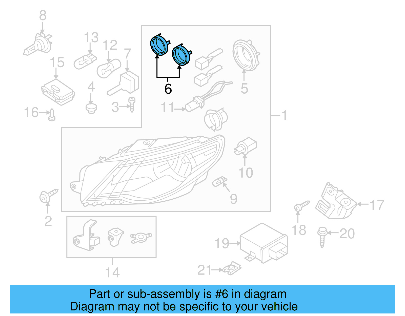 Rear Cap 6Q0-941-607-B - View 37