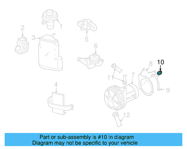Air Pump Mount Cushion 06A-133-567-A - View 5