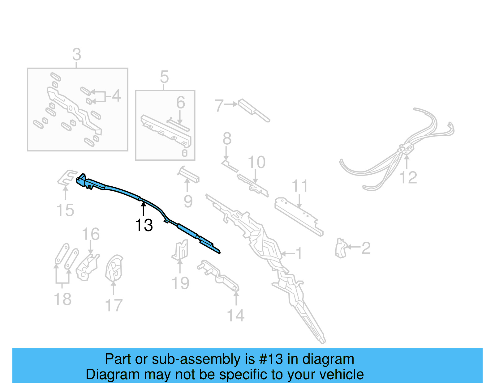 Outer Brace 1Q0-871-662 - View 4