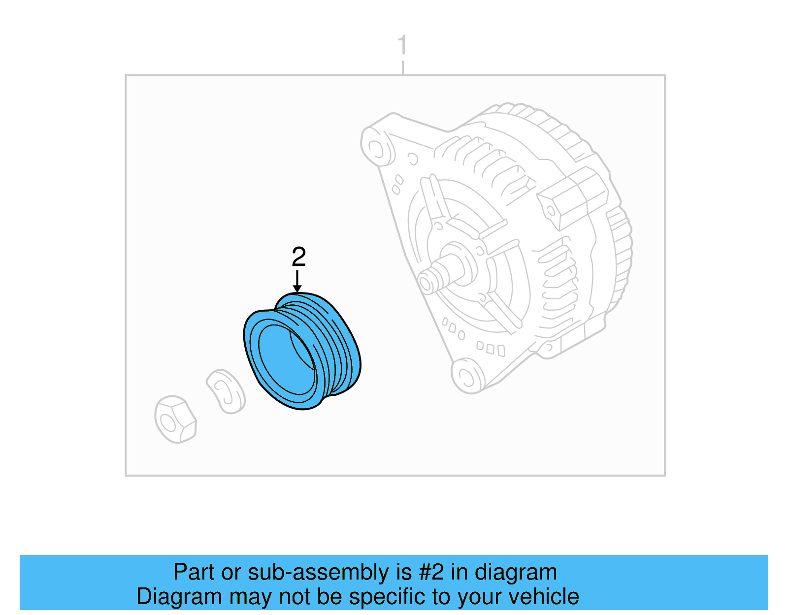 Alternator Pulley 077-903-119-G - View 7