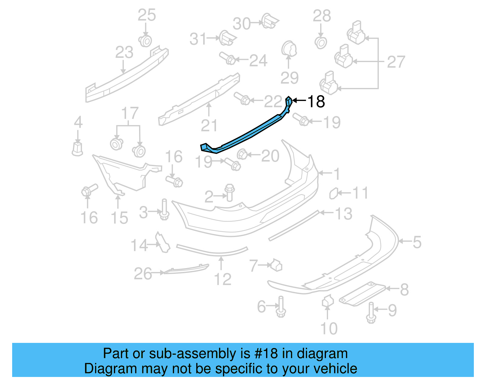Center Support 3C8-807-863-C - View 4