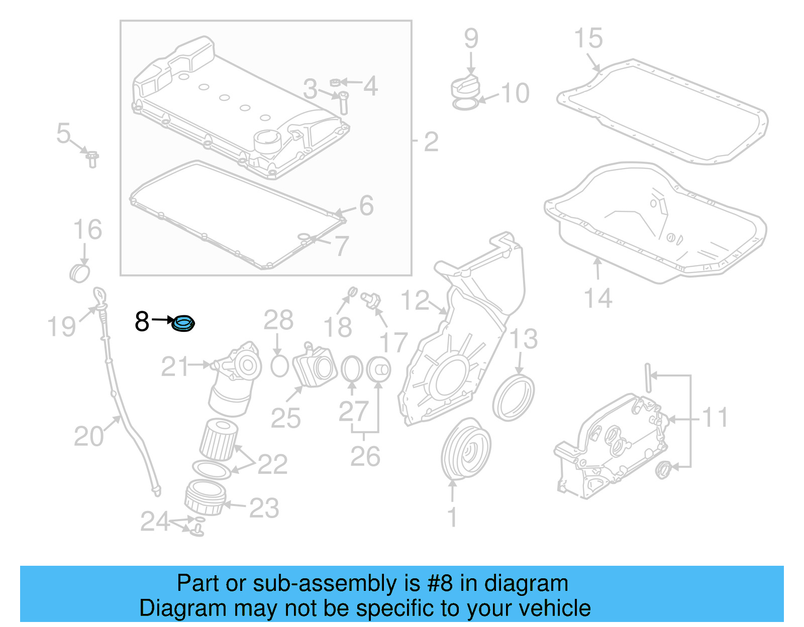 Engine Valve Cover Bolt O 022-103-484-F - View 21