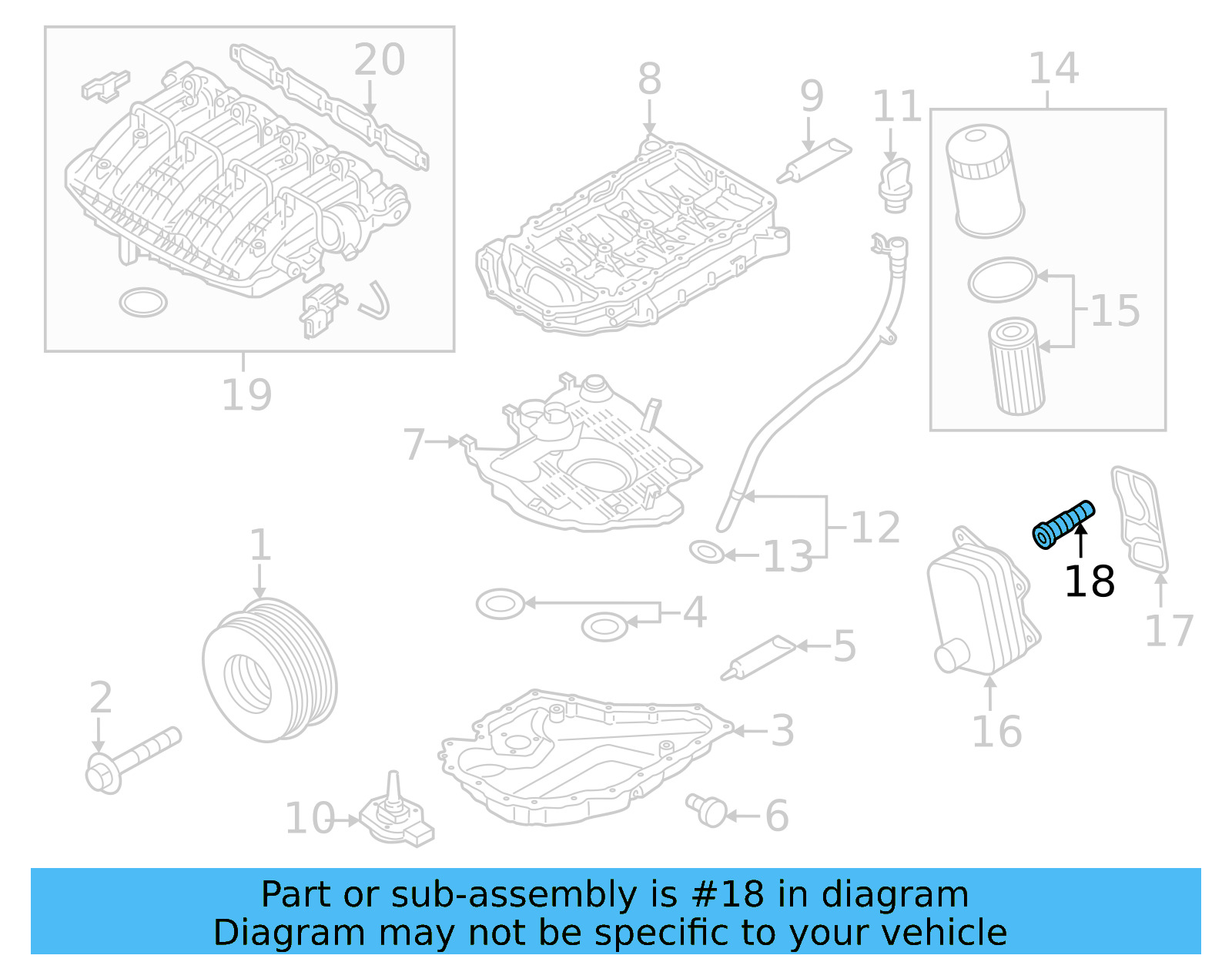 Oil Cooler Valve 06K-103-208-D - View 17