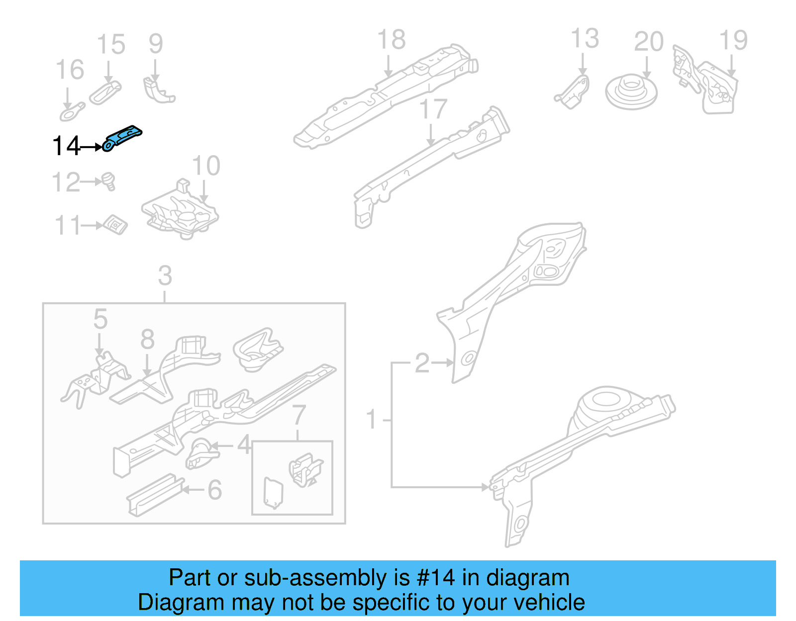 Tow Hook 1J0-803-611 - View 12