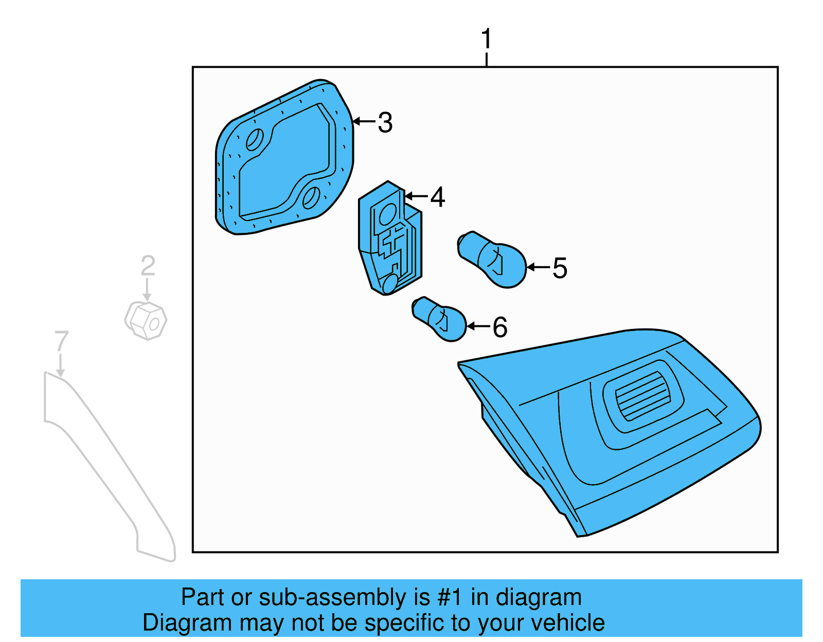 Tail Lamp Assembly 7P6-945-093-C - View 11