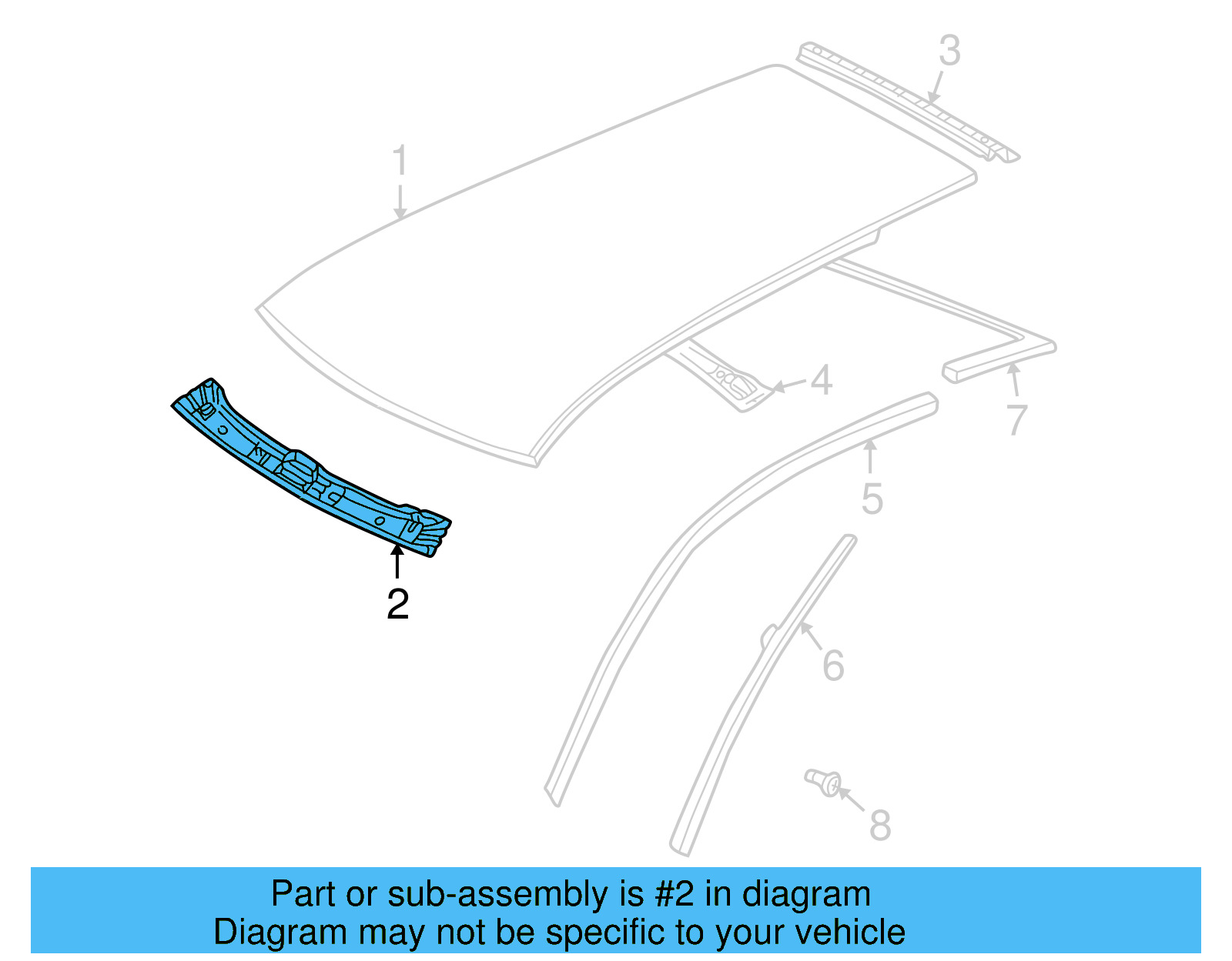 Header Panel 1J0-817-121-A - View 16
