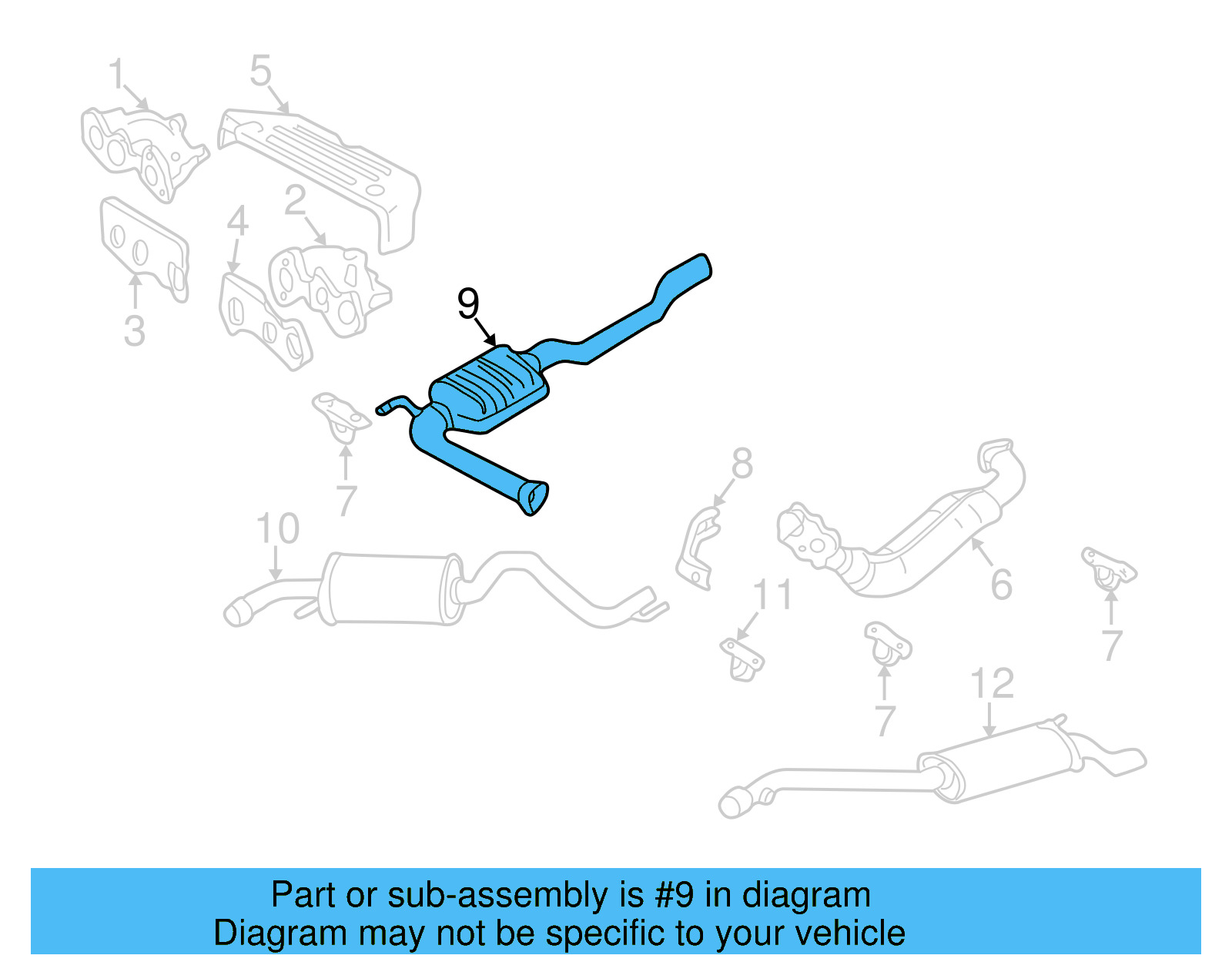 Catalytic Converter 023-131-089-DX - View 4