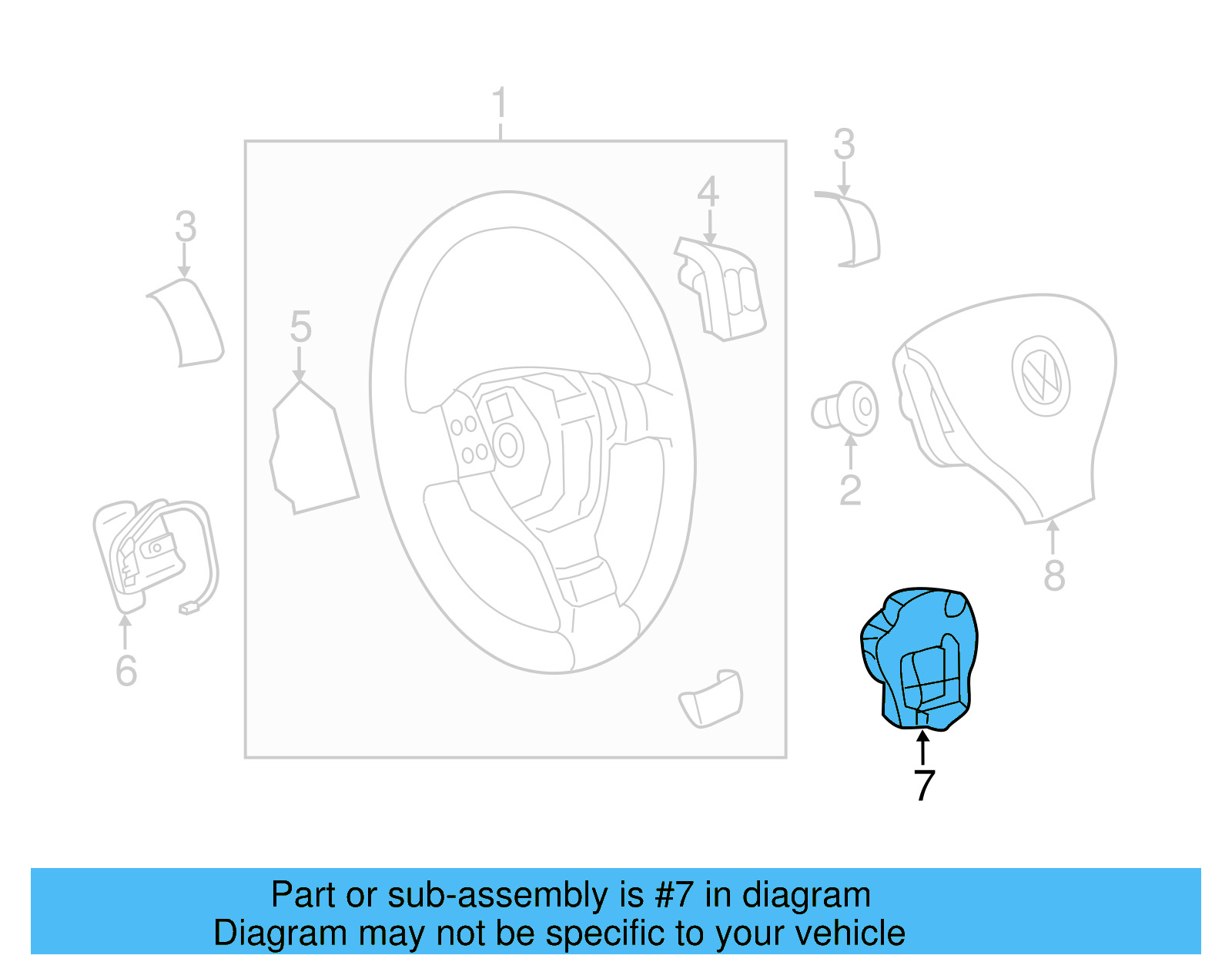 Control Module 5K0-959-542-B - View 26