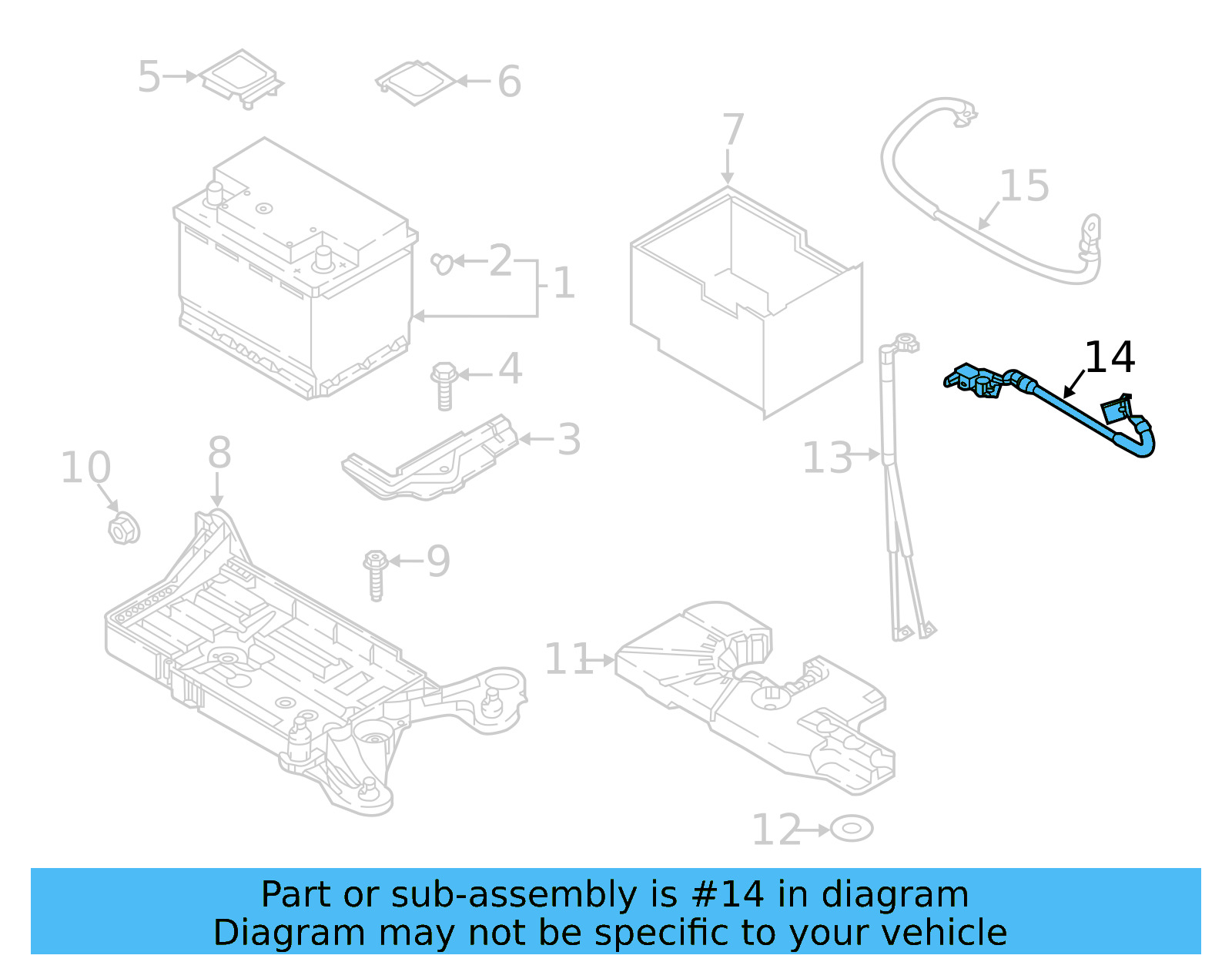 Negative Cable 5Q0-915-181-J - View 16