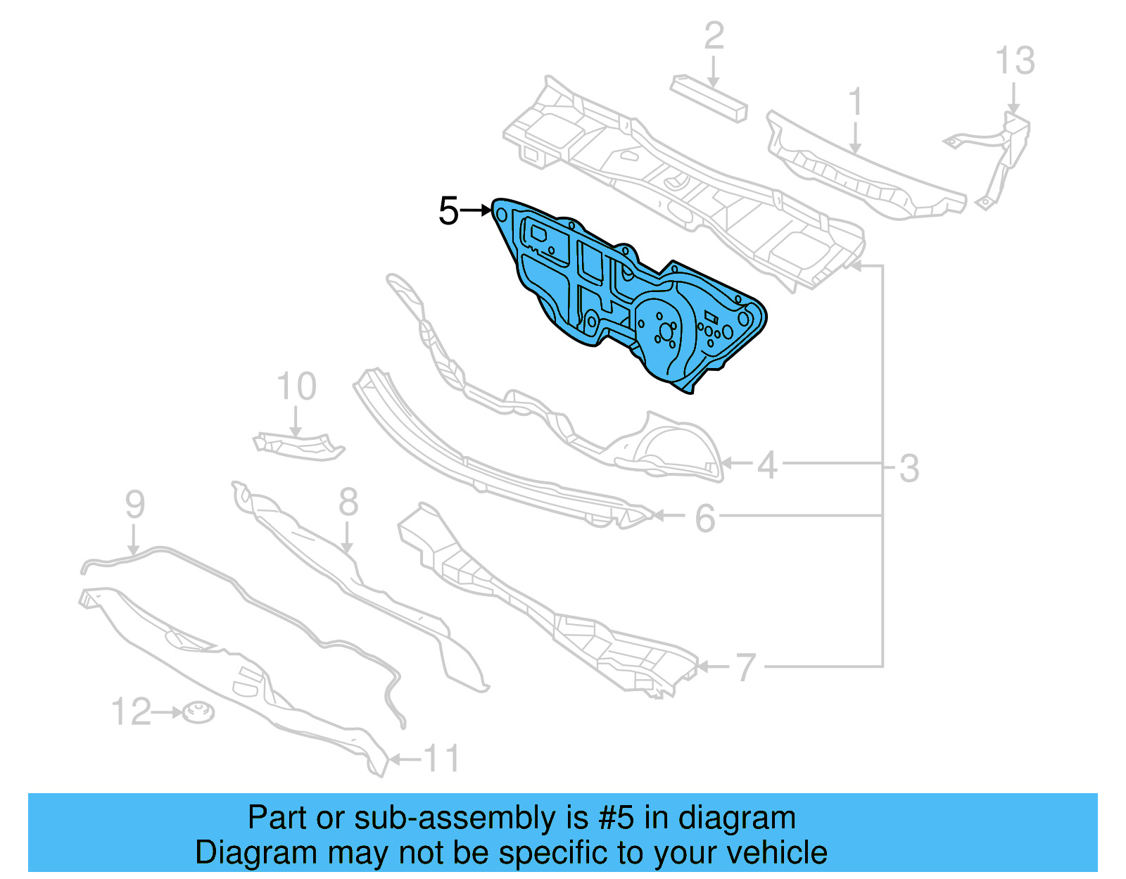 Dash Panel 1J1-721-039-AH - View 9