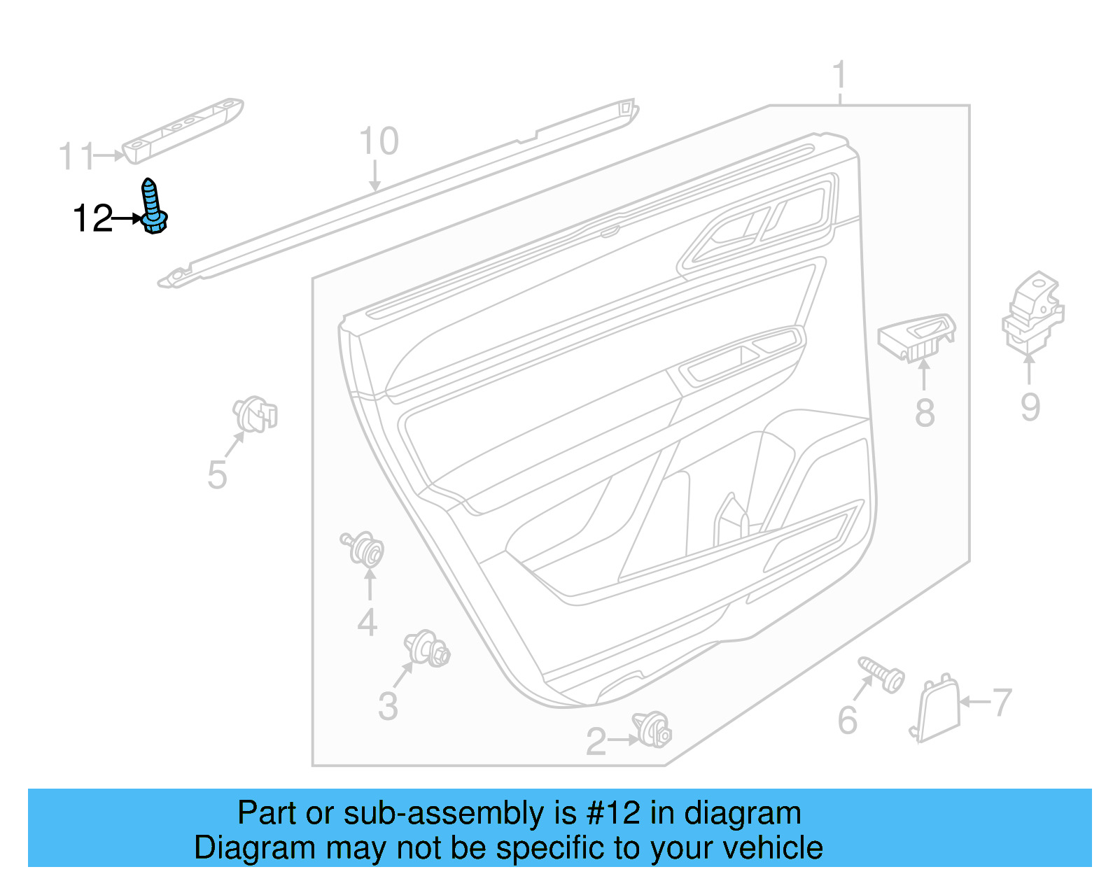 Upper Mount Screw WHT-002-616 - View 4