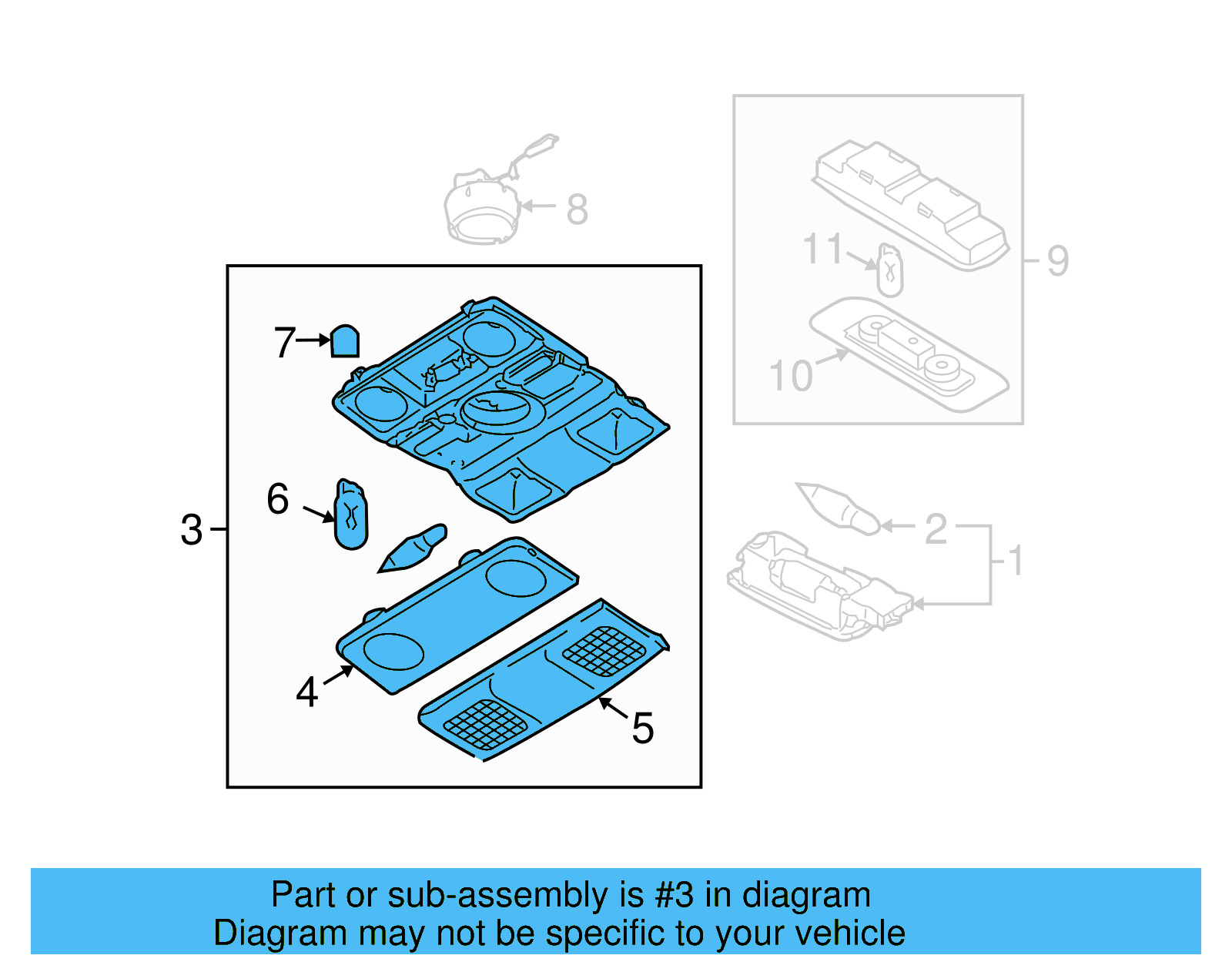 Front Lamp Assembly 1K0-947-106-E-YML - View 9