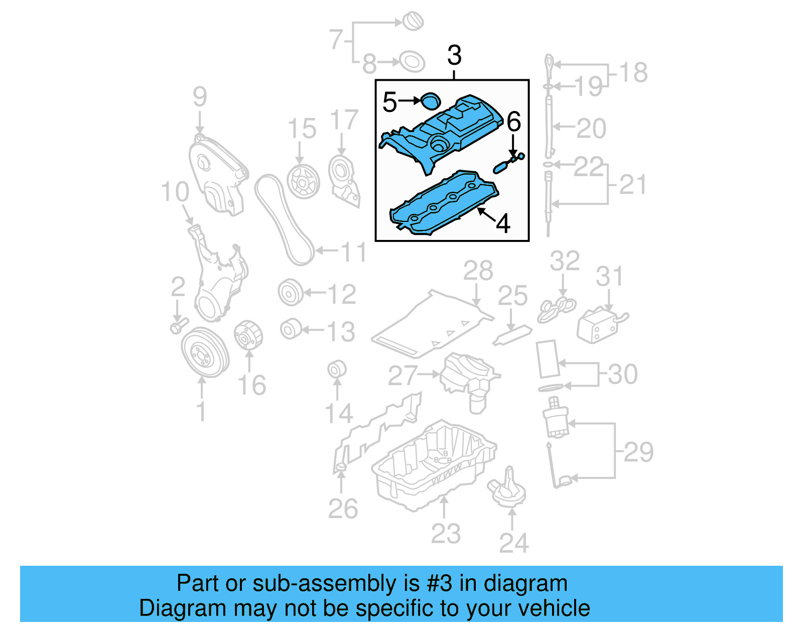 Valve Cover 06F-103-469-K - View 21