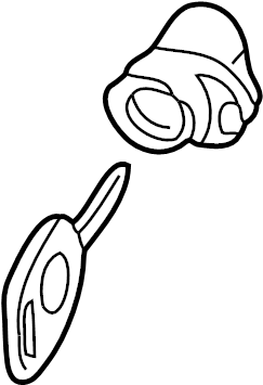 Ignition Lock Cylinder 107-905-855-CF - View 48