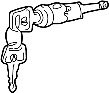 Ignition Lock Cylinder 107-905-855-CF - View 36