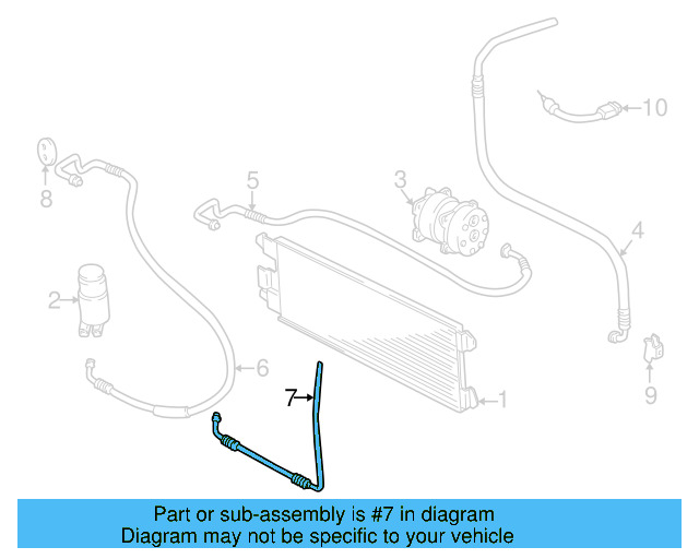 AC Hoses 7D1-820-741 - View 2