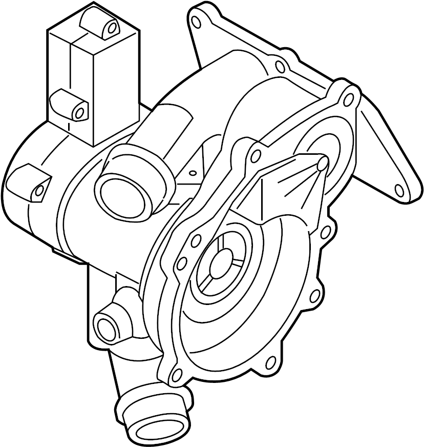 Engine Water Pump Housing 06L-121-111-P - View 13