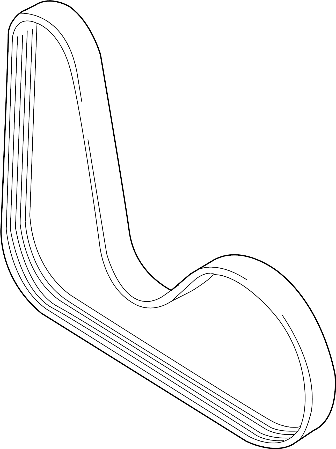 Serpentine Belt 06J-260-849-D - View 6