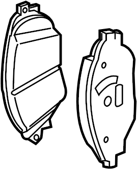 Brake Lining Front 5Q0-698-151-K