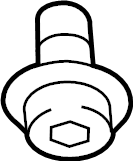 Radiator Support Splash Shield Bolt WHT-000-729-A - View 8