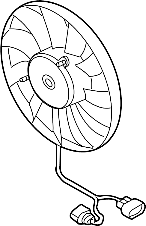 Fan & Motor 1K0-959-455-FR - View 3
