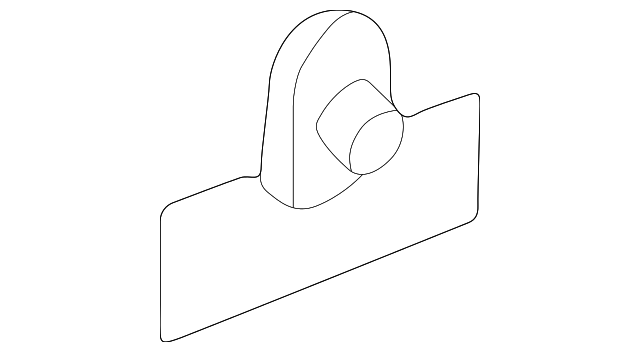 Seat Belt Mount 7D0-809-486 - View 3