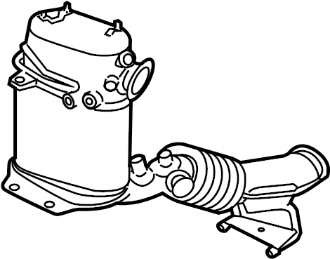 Converter & Pipe 1K0-254-708-GX - View 3