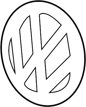 Grille Emblem 5C6-853-601-ULM